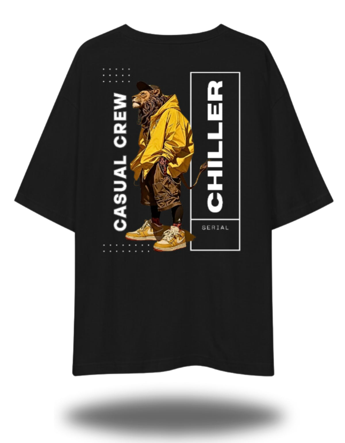 SERIAL CHILLER Unisex Oversized T-Shirt Drop Shoulder