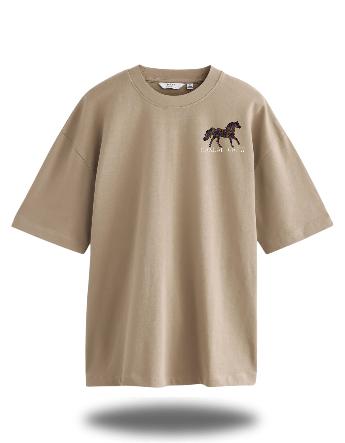 DivineHorses Unisex Oversized T-Shirt Drop Shoulder