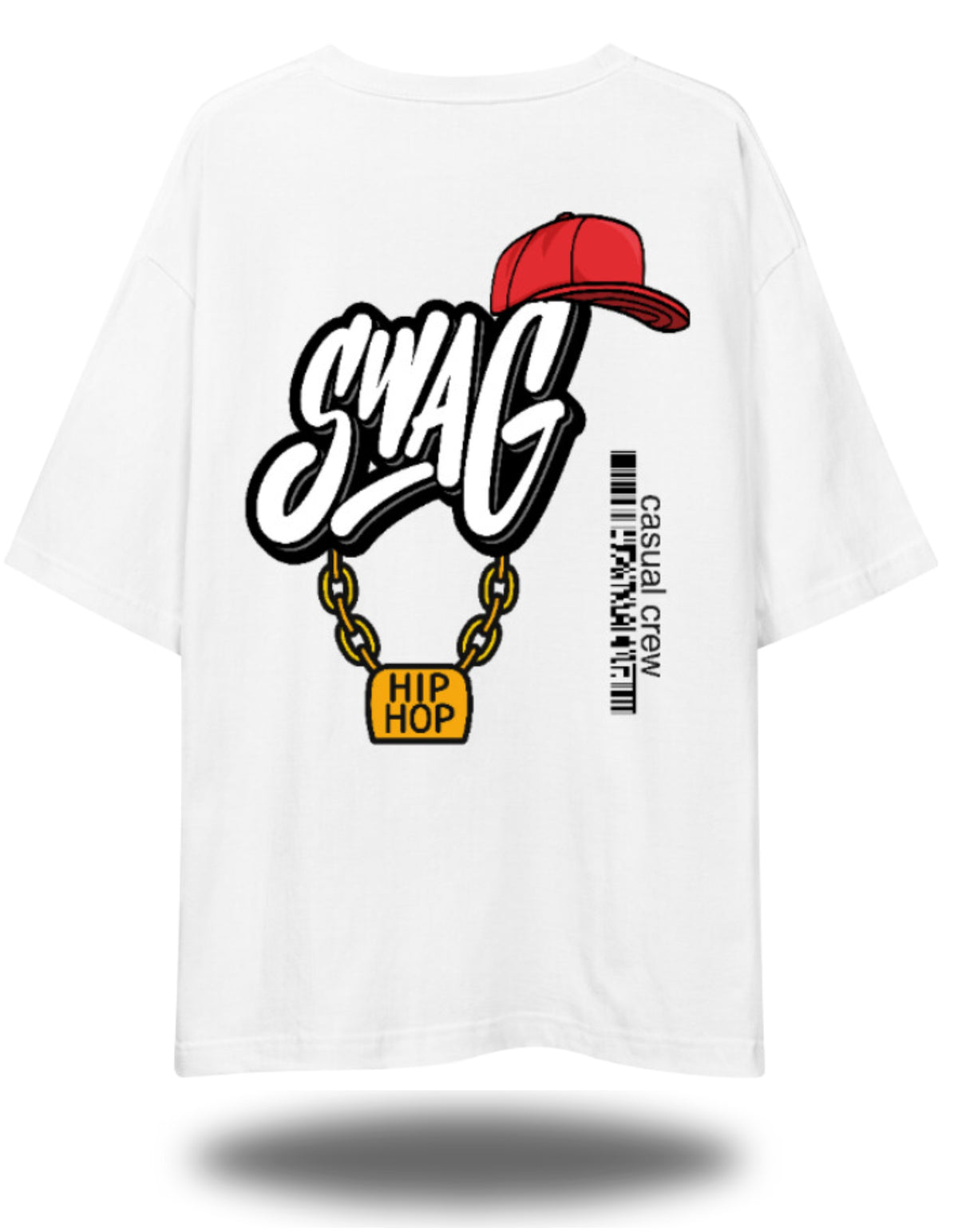 D-SWAG Unisex Oversized T-Shirt Drop Shoulder